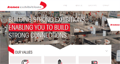 Desktop Screenshot of kenes-exhibitions.com